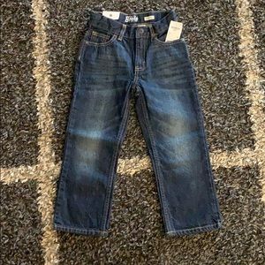 ‘Bgosh Jeans, dark wash. NWT. Relaxed fit.